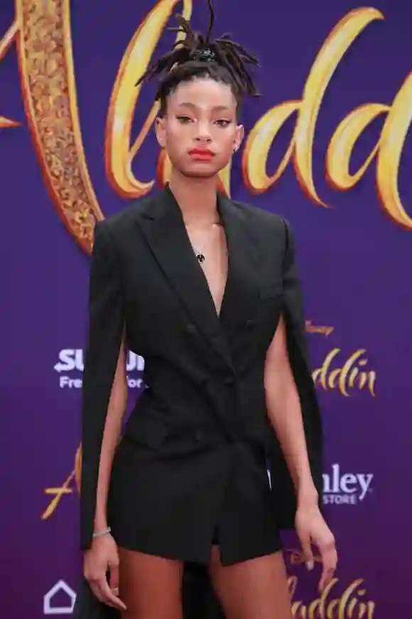 Willow Smith attends the premiere of Disney's 'Aladdin', May 21, 2019.