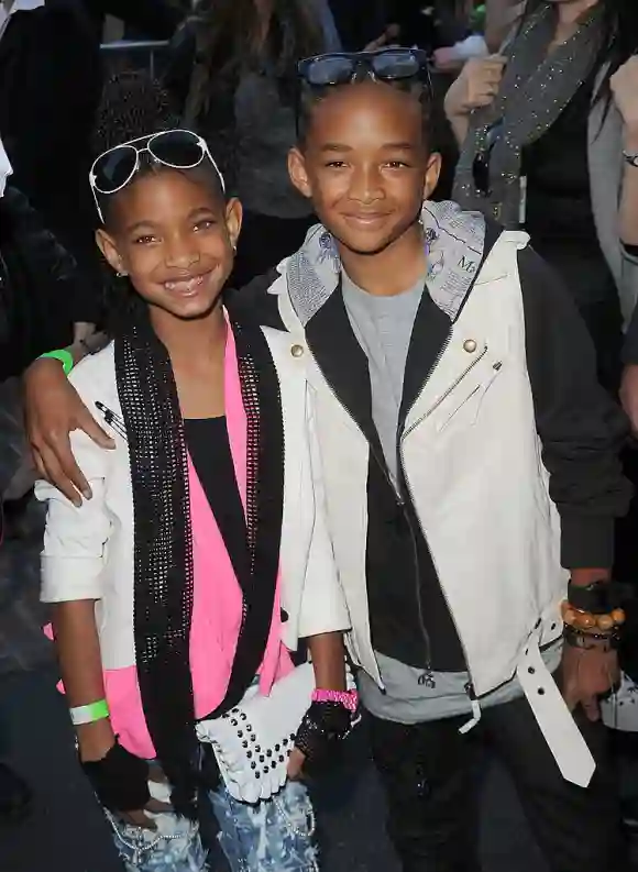 Willow Smith and Jaden Smith in 2010