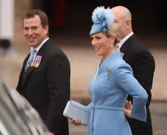 Zara Tindall and Peter Phillips
