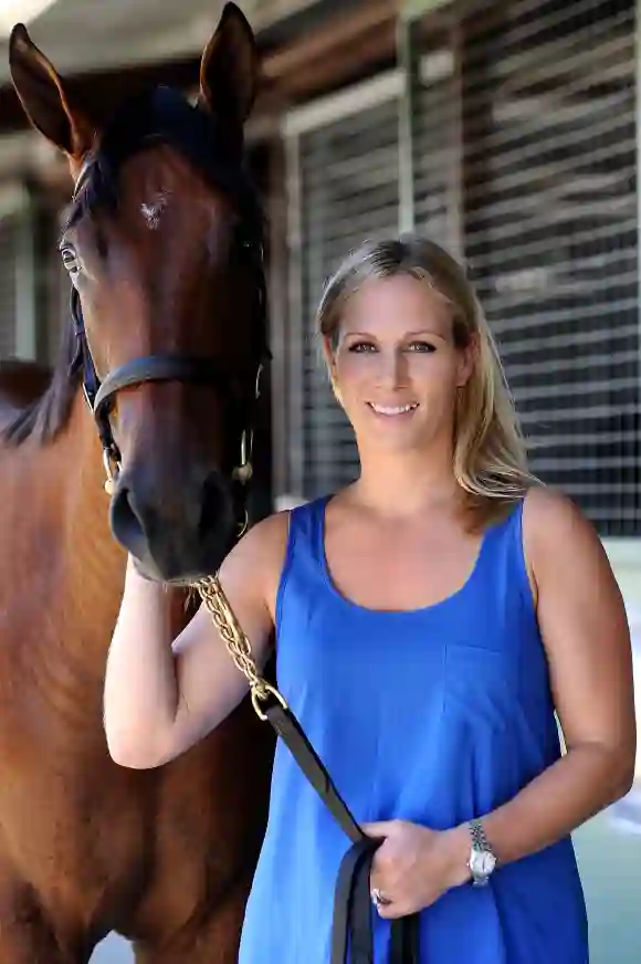 Zara Phillips poses for a photo at the Magic Millions Sales Complex on January 9, 2013 on the Gold Coast, Australia.