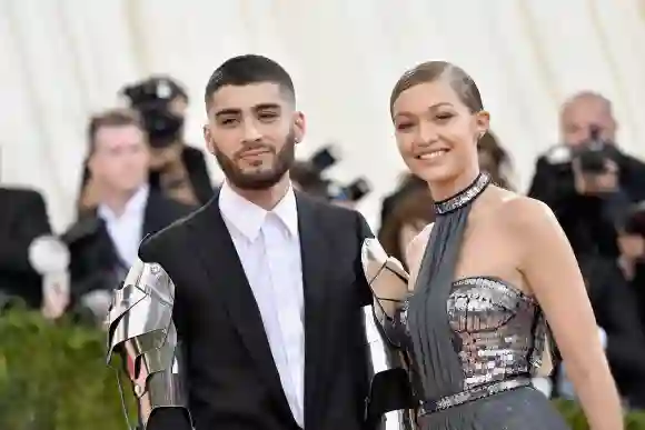 Zayn Malik and Gigi Hadid at the "Manus x Machina: Fashion In An Age Of Technology" Costume Institute Gala on May 2, 2016.