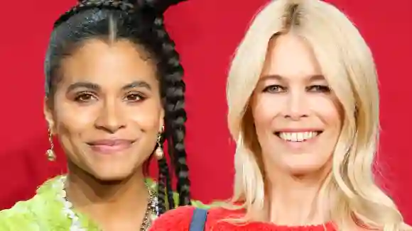 Zazie Beetz and Claudia Schiffer