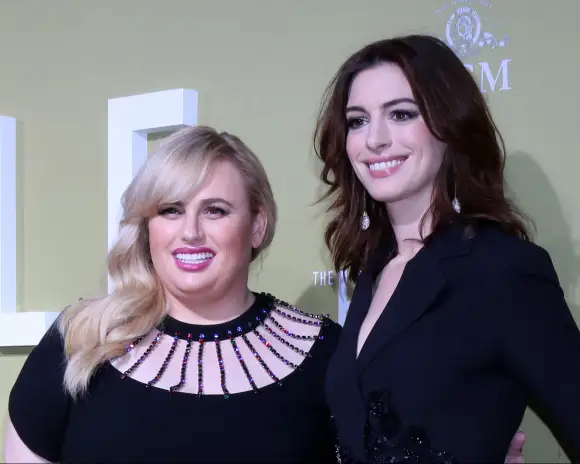 LOS ANGELES - MAY 8:  Rebel Wilson, Anne Hathaway at The
