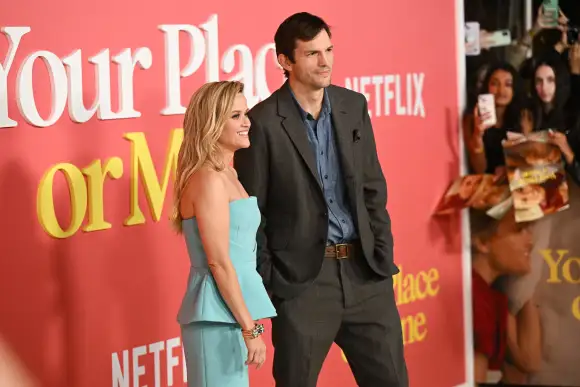 Ashton Kutcher and Reese Witherspoon awkward red carpet photos Your Place or Mine
