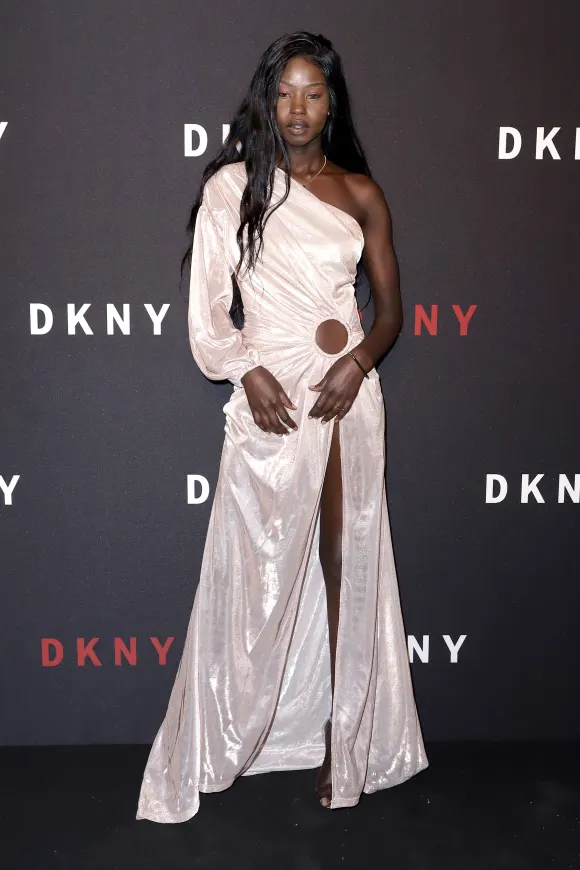 Aweng Chuol attends as DKNY turns 30