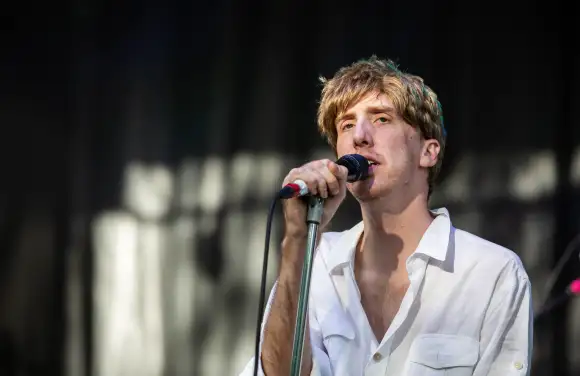 May 5 2019 Atlanta GA USA ATLANTA GEORGIA MAY 05 Bradford Cox of Deerhunter performs duri