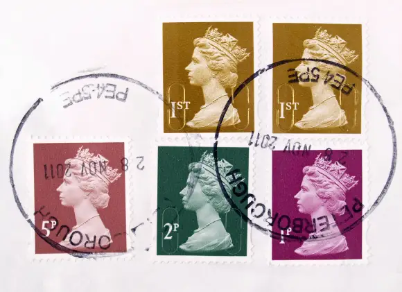 British postage stamps