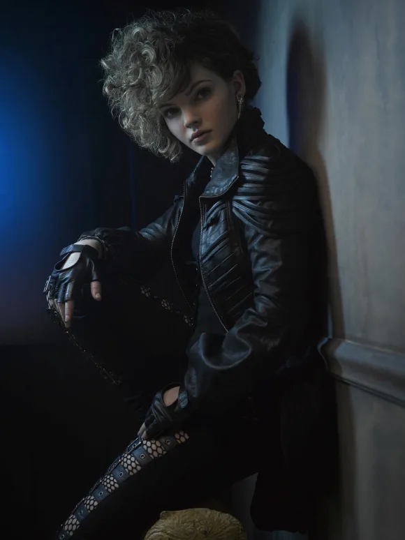 Camren Bicondova as "Catwoman" in Gotham series c. 2014