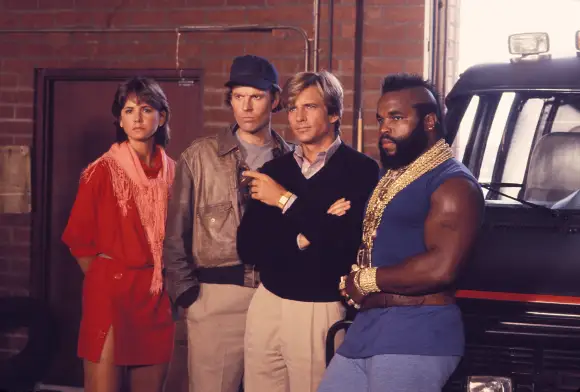 Cast of The A Team Then and now actors stars actresses 2021 2022 where are they TV show series Mr. T George Peppard