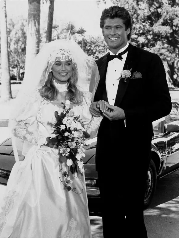 Catherine Hickland and David Hasselhof