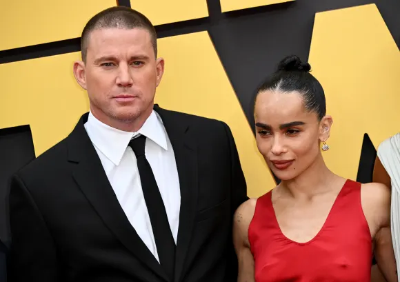 Channing Tatum and Zoë Kravitz