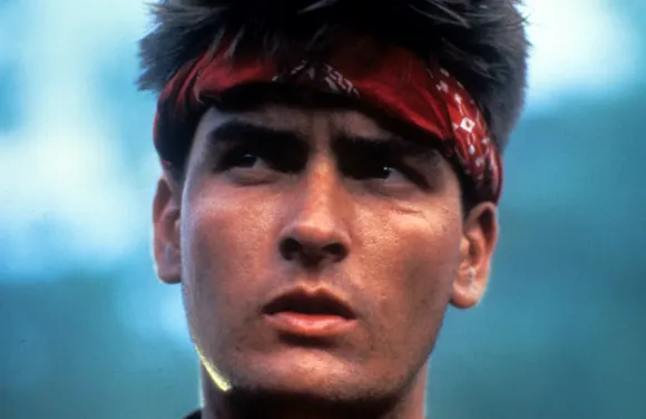 Charlie Sheen in 'Platoon'