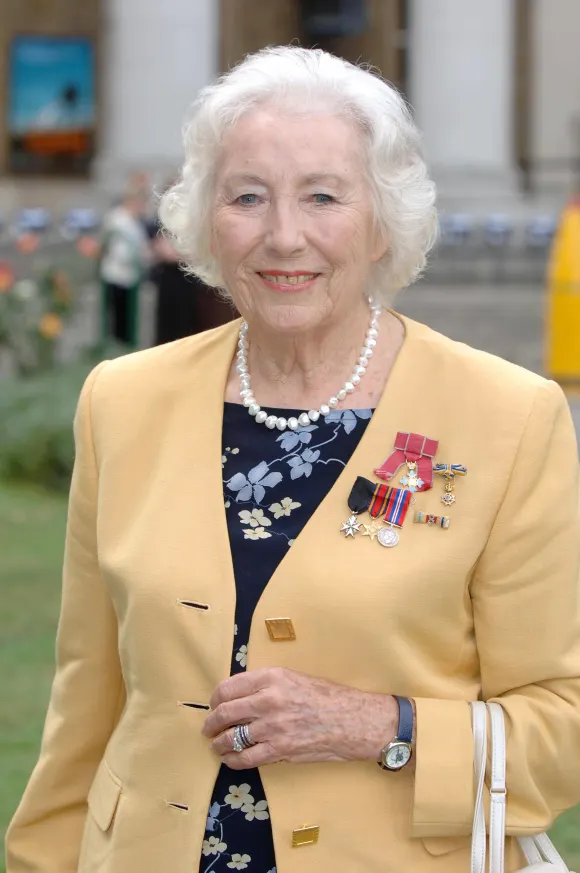 Sixieth anniversary of VJ Day DAME VERA LYNN seen at the Sixieth anniversary of VJ Day held at the Imperial war Museum,