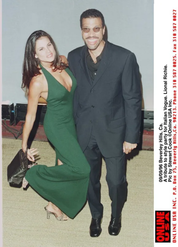 09/09/96 Beverley Hills, Ca. The tribute to style party for Italian Vogue. Lional Richie attending w