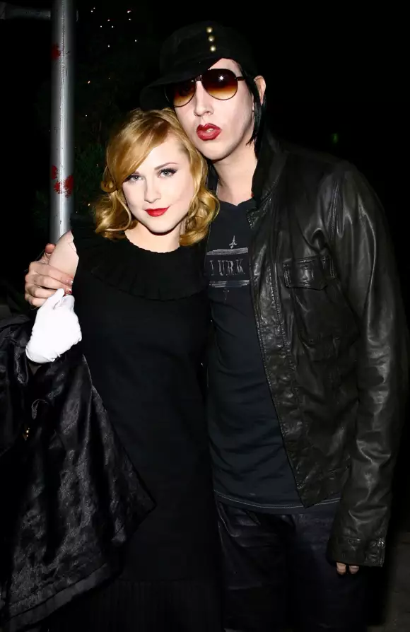 Evan Rachel Wood Marilyn Manson 2007 couple