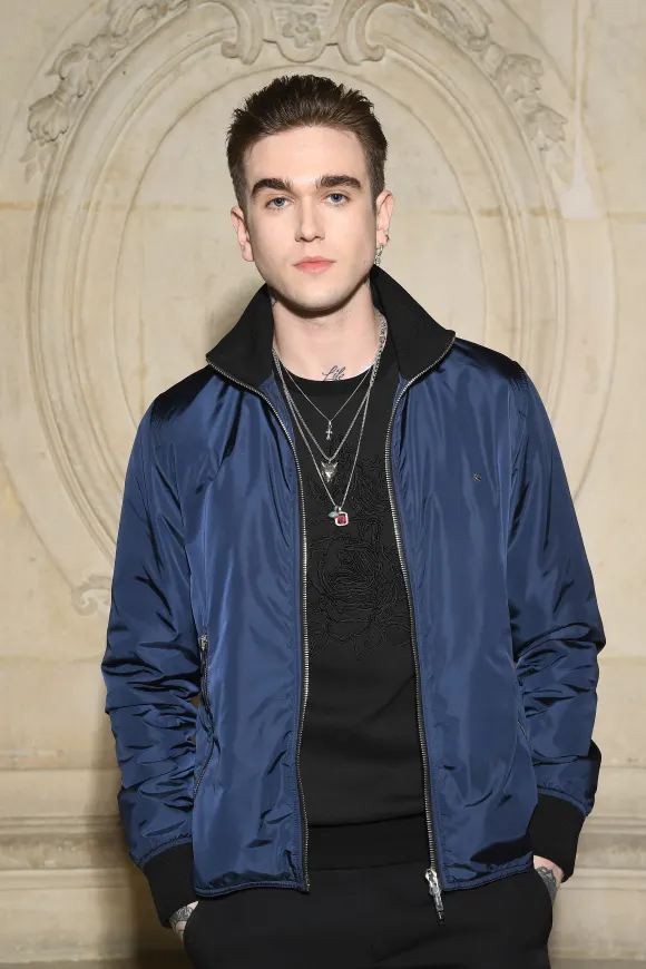 Gabriel-Kane Day-Lewis attends the Christian Dior Haute Couture Spring Summer 2018 show as part of Paris Fashion Week.