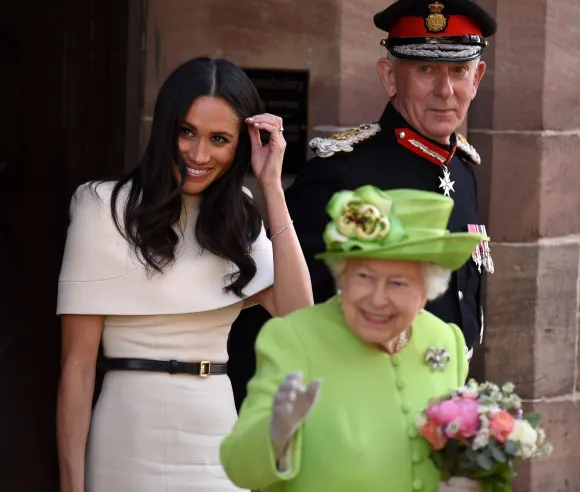 Duchess Meghan, Queen Elizabeth II