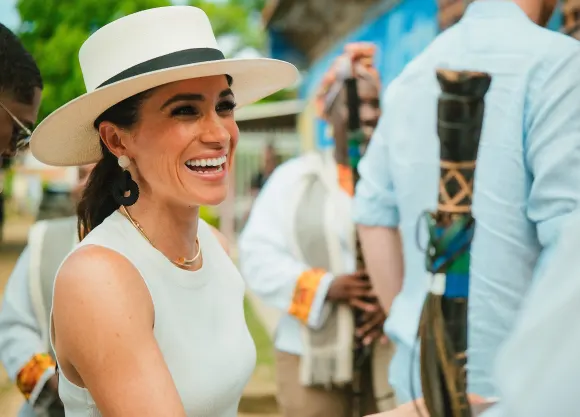 Duchess Meghan in Colombia