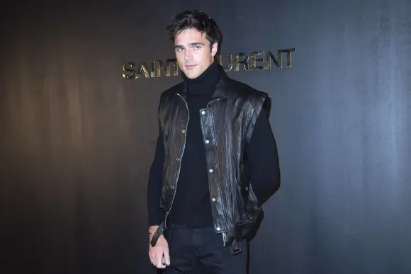 PFW Saint Laurent Front Row Jacob Elordi attending the Saint-Laurent Womenswear Fall/Winter 2022/2023 show as part of Pa