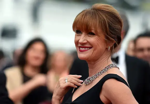 Jane Seymour on the red carpet at the Cannes Film Festival