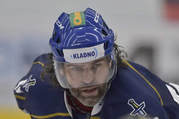 Ex NHL Eishockey Herren USA player Jaromir Jagr from Kladno is seen during the First Czech Hockey Le