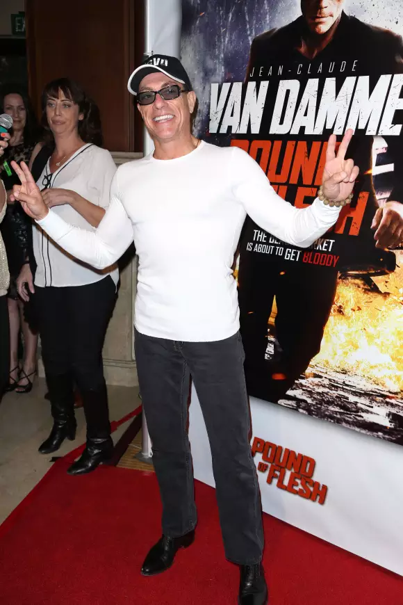 Jean Claude van Damme at a film premiere