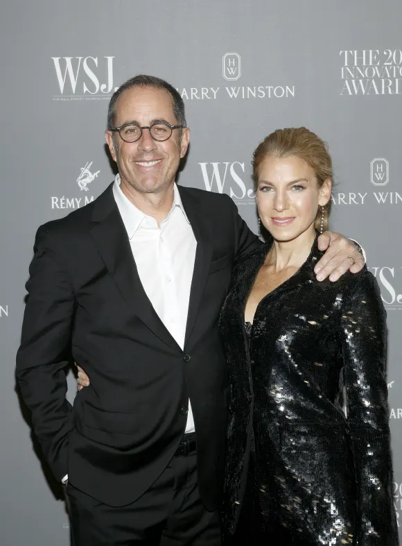 Jerry Seinfeld and Jessica Seinfeld attend the WSJ. Magazine 2019 Innovator Awards