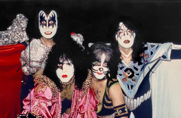 Gene Simmons, Paul Stanley, Peter Criss & Ace Frehley Kiss, Rock Group 01 May 1980