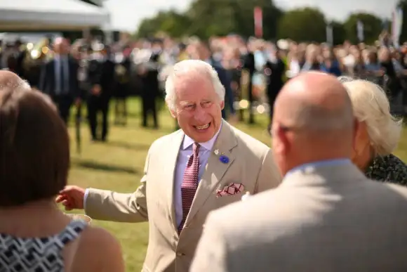 King Charles III and Queen Camilla Visit the Sandringham Flower Show