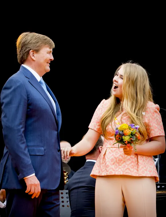 King Willem-Alexander and Princess Amalia