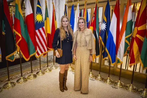 Queen Máxima and Princess Amalia