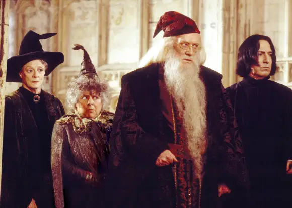 Maggie Smith Miriam Margolyes Richard Harri Alan Rickman Harry Potter