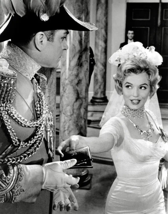 Laurence Olivier and Marilyn Monroe