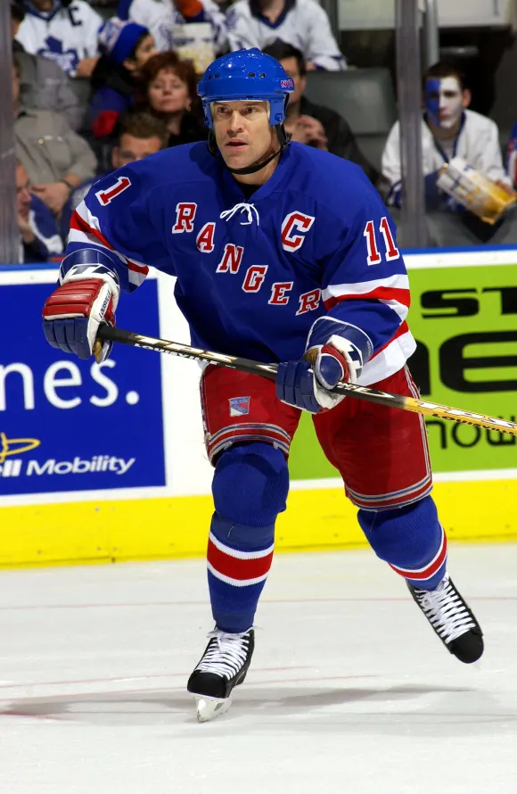 Mark Messier PLAYER PROFILE - New York Rangers Captain 11 Mark Messier at the Air Canada Centre in Toronto, on Saturday