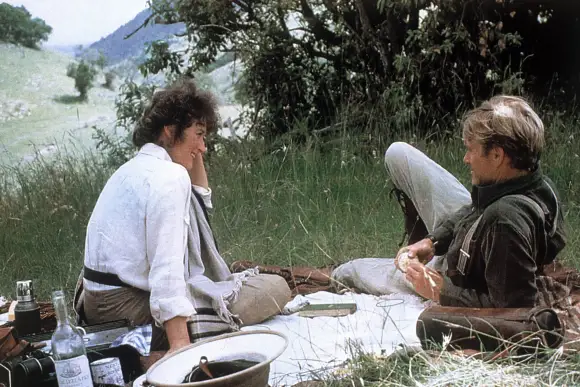 Meryl Streep and Robert Redford in "Beyond Africa"
