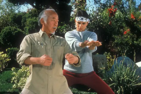 Pat Morita And Ralph Macchio