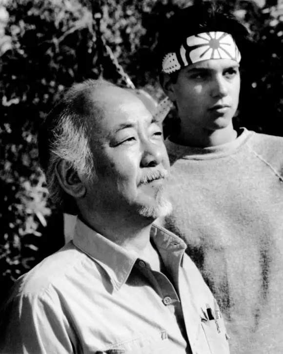 Pat Morita And Ralph Macchio