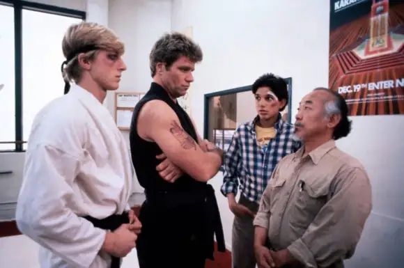 Pat Morita And Ralph Macchio