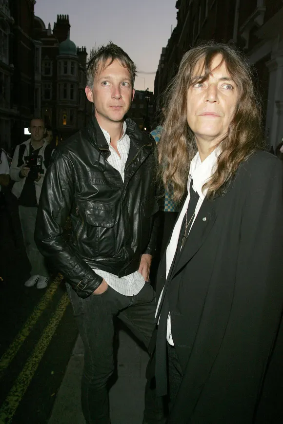 Sep 07 2006 London United Kingdom JEFFERSON HACK and PATTI SMITH turned up at the private view o