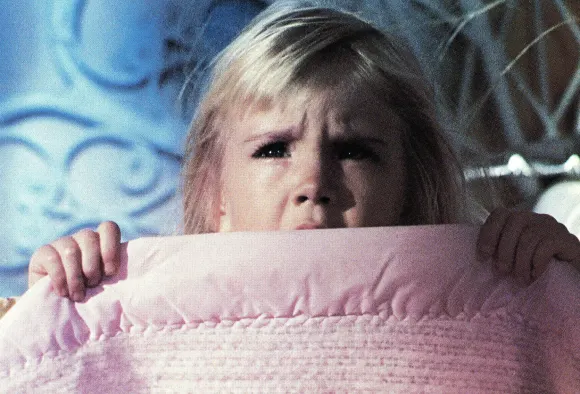 Poltergeist: Heather O'Rourke in the 1982 movie.