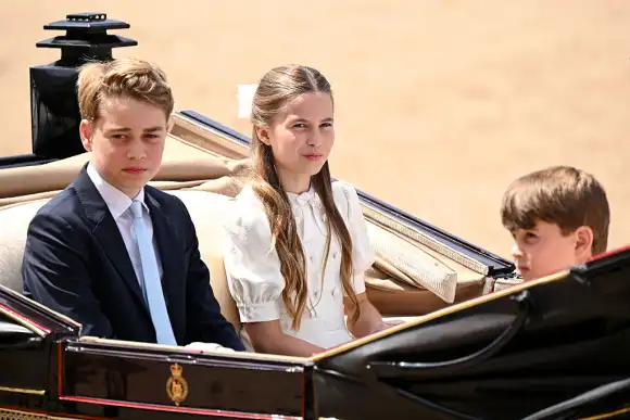 Prince George, Princess Charlotte and Prince Louis