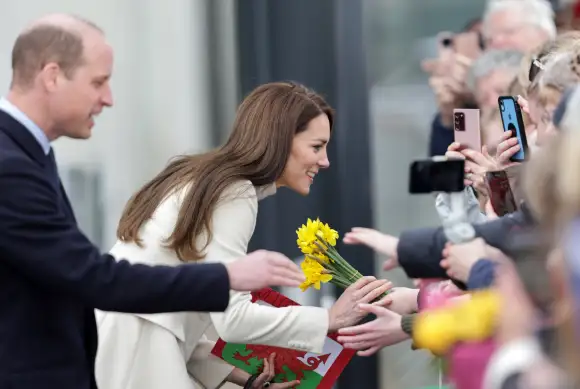 Prince William Princess Kate exercise bikes gym event 2023 photos pictures