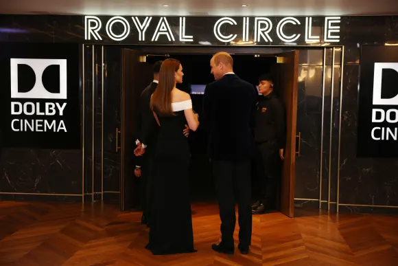 Prince William Kate Middleton Top Gun Maverick London UK premiere Tom Cruise Jennifer Connelly pictures photos dress 2022