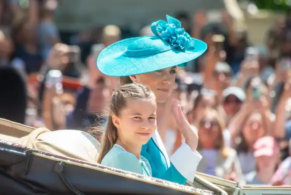 Princess Charlotte and Princess Kate are a well-coordinated team.