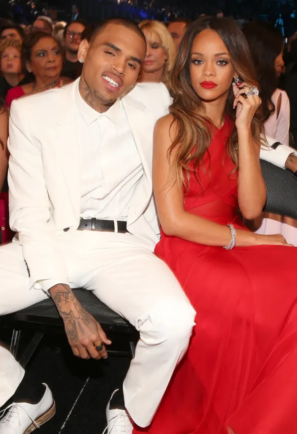 Chris Brown et Rihanna en 2013