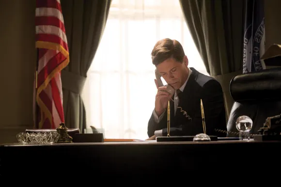 KILLING KENNEDY, Rob Lowe, (diffusé le 10 novembre 2013), 2013. photo : Kent Eanes / National Geographic Channel / Courtoisie : Ever