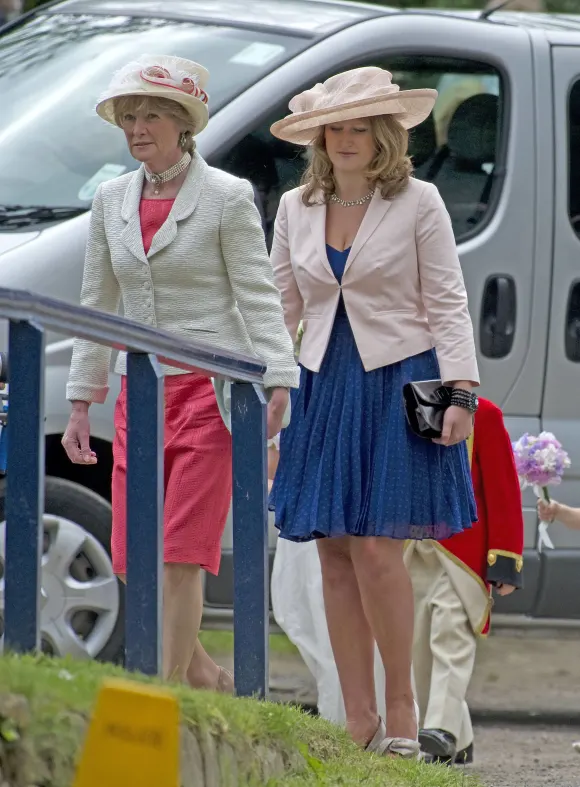 Celia, the youngest, married George Woodhouse in 2018, wearing the Spencer tiara, a family heirloom also worn by Diana, Princess of Wales, at her wedding to Prince Charles.