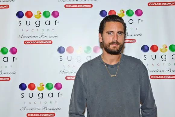 Scott Disick visits Sugar Factory American Brassiere