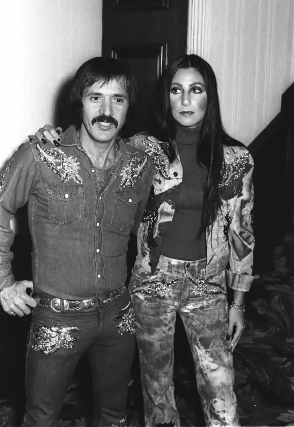 Feb 1 2008 Hollywood California U S 8539 SONNY BONO WITH CHER 1971 PUBLICATIONxINxGERxSUIx