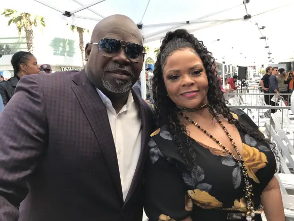 Tamela Mann and her husband David Mann